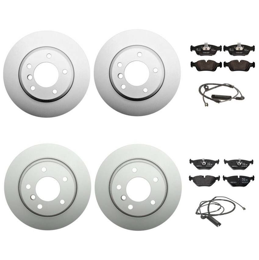 BMW Brake Kit - Pads and Rotors Front &  Rear (300mm/294mm)